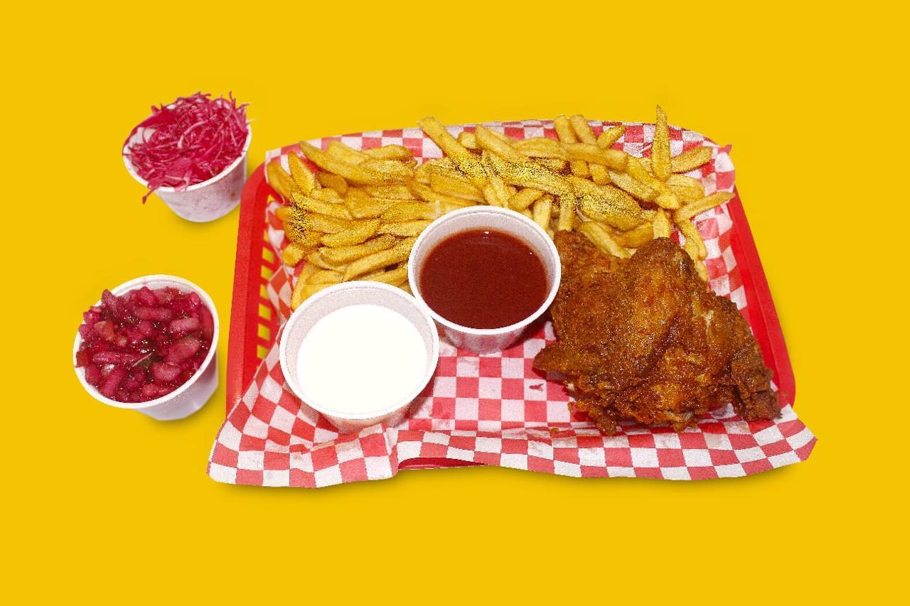 Porción Pechuga + Papas
